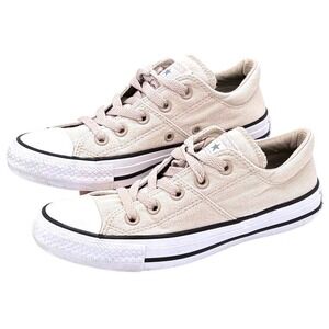 Converse Chuck Taylor All Star Madison low-top Canvas Sneakers Beige Womens Sz 6